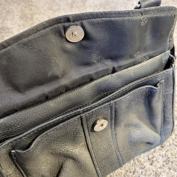 Vintage Fossil Bag Gray 75082 Genuine Leather - Picture 11 of 11